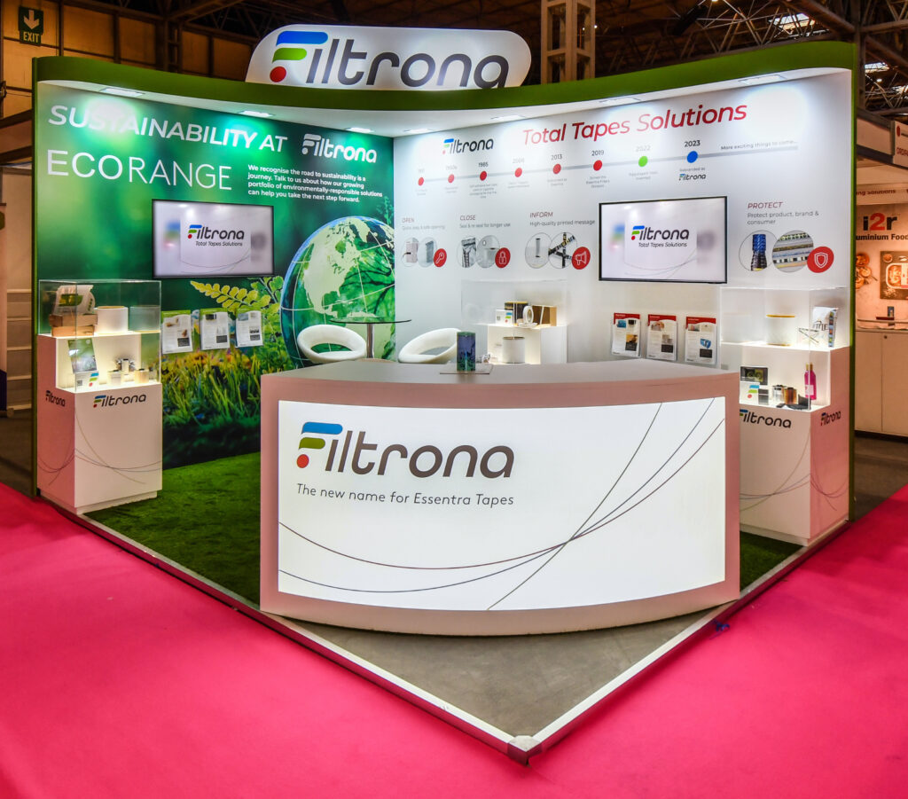 Filtrona Tapes exhibition booth